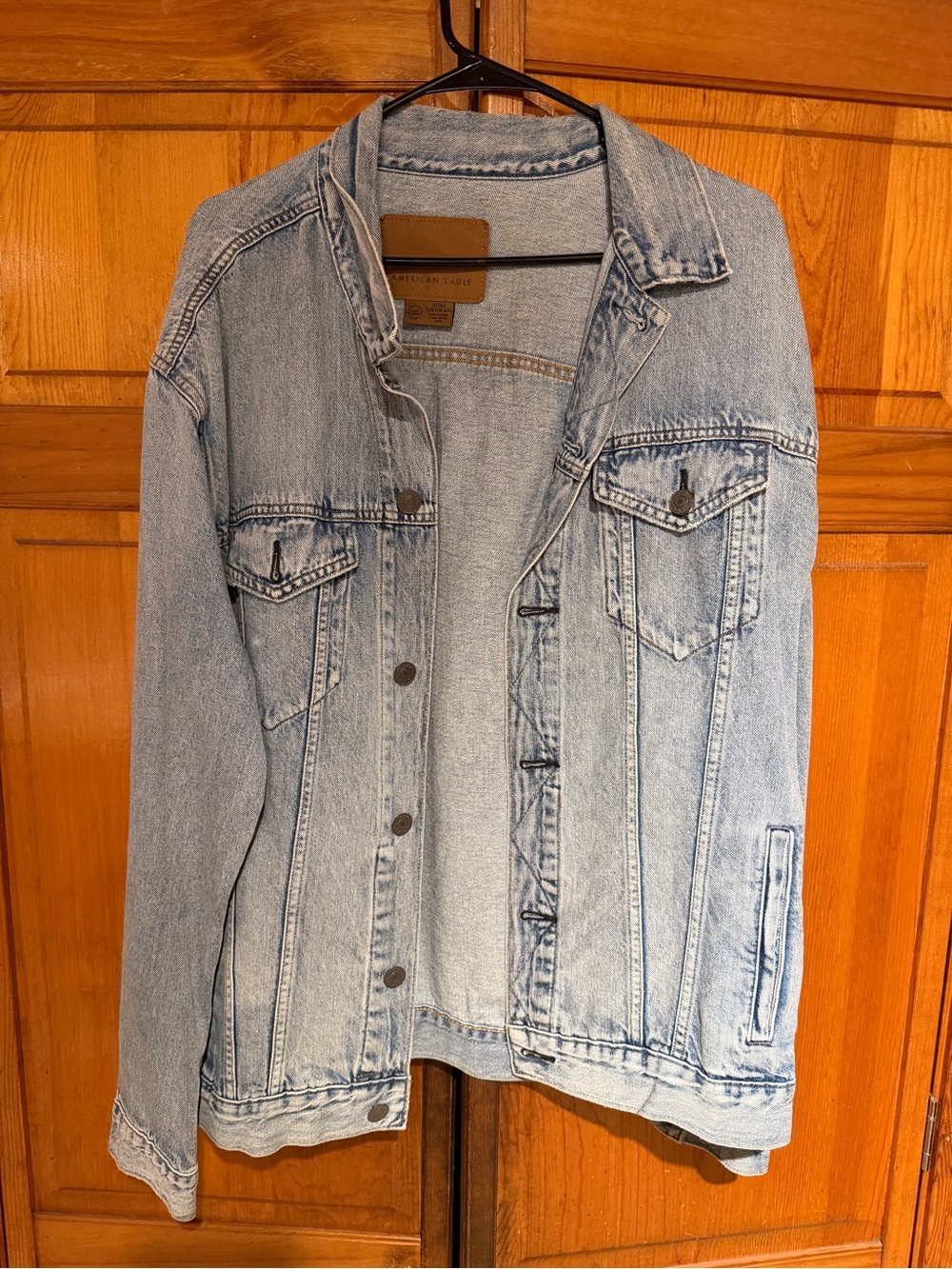 American Eagle Outfitters Light Blue Denim Jean Jacket